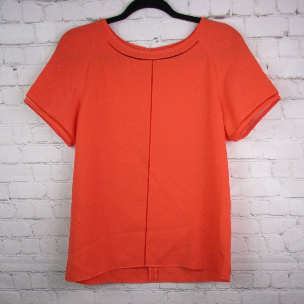 Calvin Klein Short Sleeve Career Wear Blouse